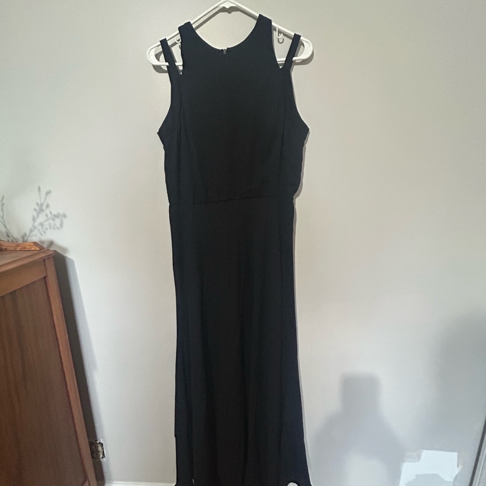 Taylor Black Sleeveless Maxi Dress